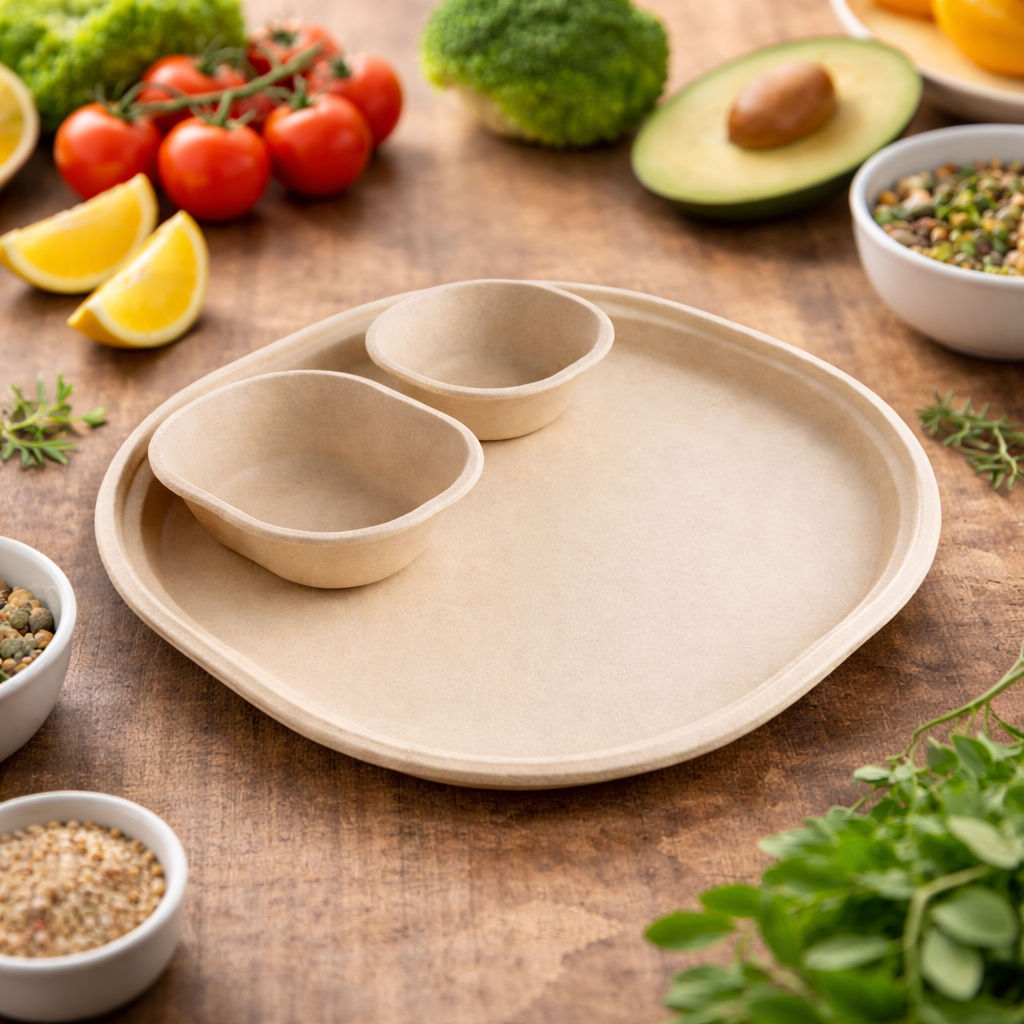 Ecosphere 9 Inch Plate Bagasse Compostable